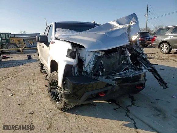 2019 Chevrolet Silverado 1500 Custom Trail Boss with VIN 3GCPYCEH8KG117346, listed as a Copart auction lot 88242435 with 110,025 mi miles and Salvage Title. Bid and sale history available at carsss.com. Image 10.
