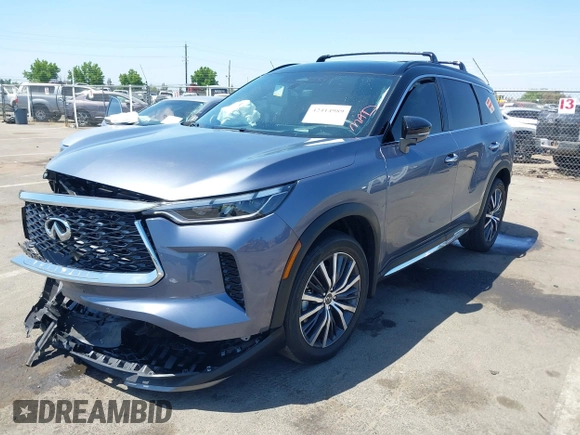 2024 Infiniti QX60 Autograph with VIN 5N1DL1HUXRC351382, listed as a IAAI auction lot 42414989 with 6,236 mi miles and . Bid and sale history available at DreamBid. Image 17.
