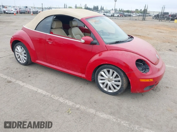 2009 Volkswagen Beetle S with VIN 3VWRF31Y59M401630, listed as a IAAI auction lot 42056891 with Not Provided miles and . Bid and sale history available at DreamBid. Image 1.
