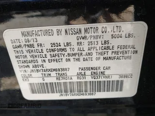 2014 Infiniti Q50 Sport with VIN JN1BV7ARXEM693887, listed as a IAAI auction lot 41916223 with 149,084 mi miles and . Bid and sale history available at carsss.com. Image 9.