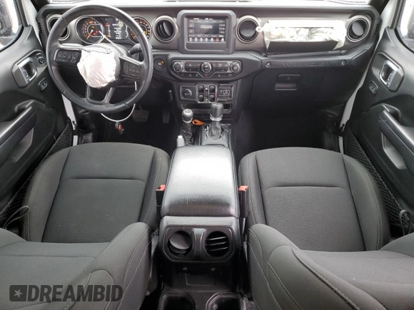 2021 Jeep Wrangler Unlimited Willys with VIN 1C4HJXDN2MW611018, listed as a Copart auction lot 50521595 with 68,724 mi miles and Salvage title. Bid and sale history available at DreamBid. Image 8.
