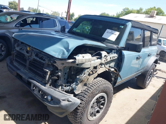 2022 Ford Bronco with VIN 1FMEE5DP9NLB61055, listed as a IAAI auction lot 42359888 with 70,668 mi miles and . Bid and sale history available at DreamBid. Image 18.
