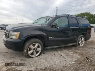 2007 Chevrolet Tahoe LT z VIN 1GNFC13J87R106754, wystawiony jako Copart lot #53937985 z przebiegiem Nie podano mil oraz Szkoda całkowita • Salvage title. Historia ofert i sprzedaży dostępna na DreamBid. Obrazek 1.