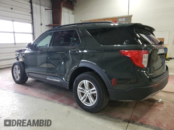 2024 Ford Explorer XLT with VIN 1FMSK8DH9RGA85695, listed as a Copart auction lot 50570395 with 9,557 mi miles and Salvage Title. Bid and sale history available at carsss.com. Image 2.