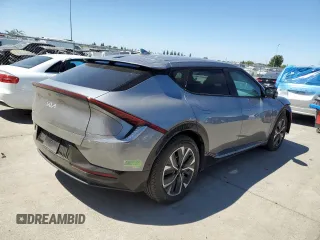 2022 Kia EV6 Wind with VIN KNDC3DLCXN5086669, listed as a Copart auction lot 68265344 with 74,711 mi miles and Salvage Title. Bid and sale history available at carsss.com. Image 3.