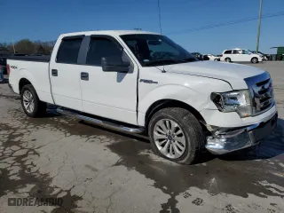 2010 Ford F-150 XL with VIN 1FTFW1EVXAKE09177, listed as a Copart auction lot 52142525 with 113,336 mi miles and Salvage Title. Bid and sale history available at carsss.com. Image 4.
