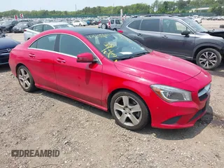 2015 Mercedes-Benz CLA 250 with VIN WDDSJ4GBXFN223295, listed as a IAAI auction lot 42455611 with 38,805 mi miles and . Bid and sale history available at DreamBid. Image 1.