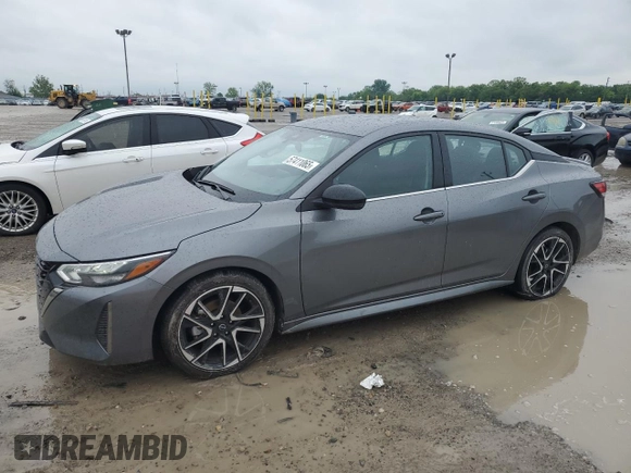 2024 Nissan Sentra SR with VIN 3N1AB8DV3RY286936, listed as a Copart auction lot 57411065 with 13,438 mi miles and Salvage title. Bid and sale history available at DreamBid. Image 1.