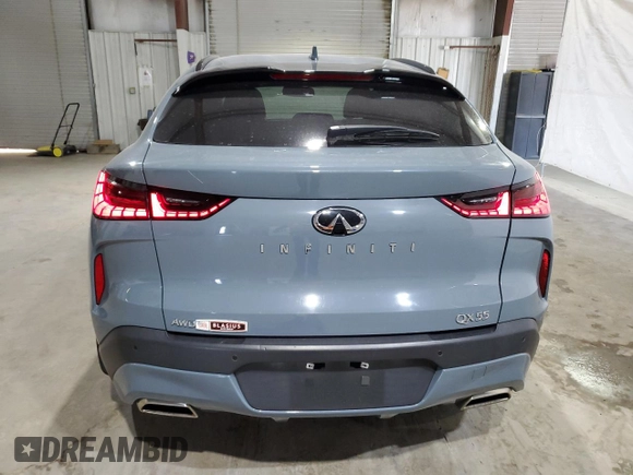 2022 Infiniti QX55 Essential z VIN 3PCAJ5K34NF103470, wystawiony jako Copart lot #62749264 z przebiegiem 51 091 mil mil oraz Szkoda całkowita • Salvage title. Historia ofert i sprzedaży dostępna na DreamBid. Obrazek 6.
