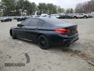 2017 BMW 5 Series 540i with VIN WBAJE5C3XHG917391, listed as a Copart auction lot 48715465 with 70,781 mi miles and Salvage Title. Bid and sale history available at carsss.com. Image 2.