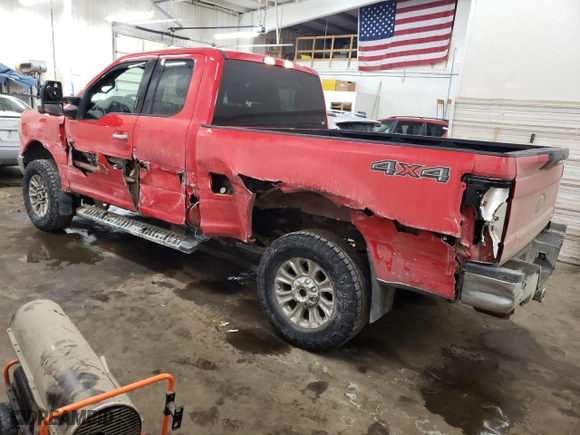 2017 Ford Super Duty F-350 SRW Lariat with VIN 1FT8X3B63HEB64195, listed as a Copart auction lot 43699675 with 92,612 mi miles and Salvage Title. Bid and sale history available at carsss.com. Image 2.