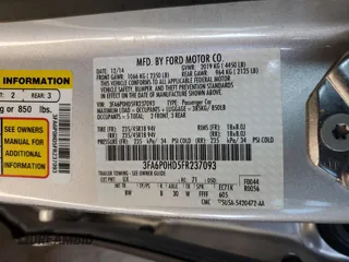 2015 Ford Fusion SE with VIN 3FA6P0HD5FR237093, listed as a Copart auction lot 53669625 with 118,125 mi miles and Salvage Title. Bid and sale history available at carsss.com. Image 13.