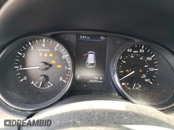 2020 Nissan Rogue SV z VIN JN8AT2MT2LW003743, wystawiony jako Copart lot #58716285 z przebiegiem 99 395 mil mil oraz Szkoda całkowita • Salvage title. Historia ofert i sprzedaży dostępna na DreamBid. Obrazek 9.