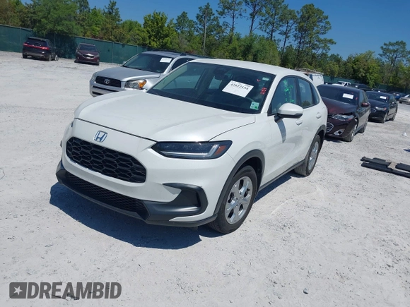 2023 Honda HR-V LX with VIN 3CZRZ1H33PM717656, listed as a IAAI auction lot 42022154 with 21,196 mi miles and . Bid and sale history available at DreamBid. Image 2.