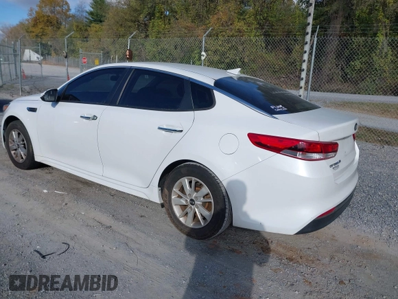 2016 Kia Optima LX with VIN 5XXGT4L31GG114472, listed as a IAAI auction lot 40584787 with 94,087 mi miles. Bid and sale history available at carsss.com. Image 3.