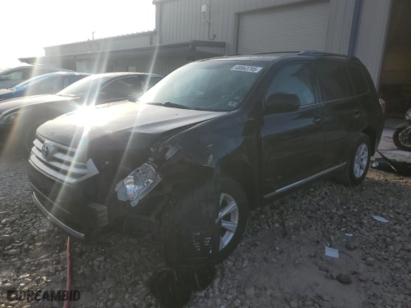 2011 Toyota Highlander with VIN 5TDBK3EH4BS080616, listed as a Copart auction lot 48863795 with 245,979 mi miles and Salvage Title. Bid and sale history available at carsss.com. Image 1.
