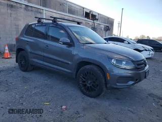2013 Volkswagen Tiguan with VIN WVGCV3AXXDW611177, listed as a Copart auction lot 82296484 with 95,814 mi miles and Clean Title. Bid and sale history available at DreamBid. Image 4.