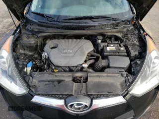 2012 Hyundai Veloster w/Red Int with VIN KMHTC6ADXCU063897, listed as a Copart auction lot 82100474 with 191,493 mi miles and Salvage title. Bid and sale history available at DreamBid. Image 12.