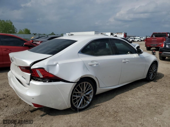 2016 Lexus IS 200t with VIN JTHBA1D28G5020015, listed as a Copart auction lot 51279685 with 88,008 mi miles and Salvage Title. Bid and sale history available at carsss.com. Image 3.