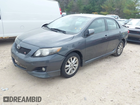 2009 Toyota Corolla with VIN 2T1BU40E99C107244, listed as a IAAI auction lot 42167737 with 164,550 mi miles. Bid and sale history available at carsss.com. Image 2.