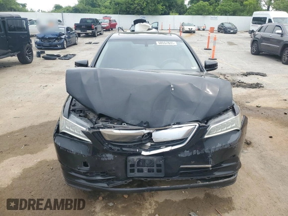 2015 Acura TLX with VIN 19UUB1F33FA024462, listed as a Copart auction lot 60557835 with 173,738 mi miles and Salvage title. Bid and sale history available at DreamBid. Image 5.