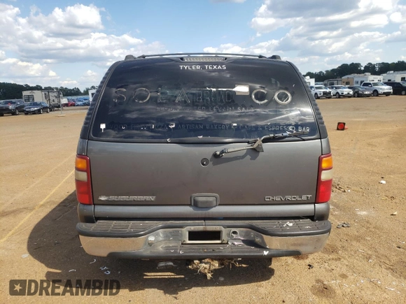 2002 Chevrolet Suburban LS with VIN 3GNEC16ZX2G133511, listed as a Copart auction lot 74059784 with 0 mi miles and Salvage Title. Bid and sale history available at carsss.com. Image 5.