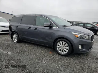 2016 Kia Sedona SX with VIN KNDMC5C15G6181498, listed as a Copart auction lot 51753695 with 182,117 mi miles and Salvage Title. Bid and sale history available at carsss.com. Image 4.