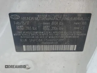 2017 Hyundai Elantra Limited с VIN 5NPD84LF5HH192581, выставлен на аукционе Copart как лот 60859095 с пробегом 141 382 миль миль и Чистый • Clean title. История ставок и продаж доступна на DreamBid. Изображение 12.