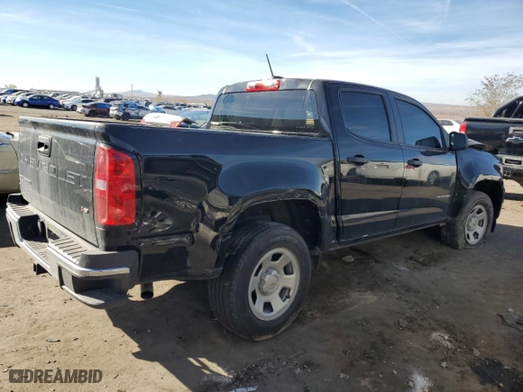 2021 Chevrolet Colorado 2WD Work Truck with VIN 1GCGSBEN9M1281529, listed as a Copart auction lot 81135424 with 32,885 mi miles and Salvage Title. Bid and sale history available at carsss.com. Image 3.