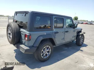 2024 Jeep Wrangler Sport S с VIN 1C4PJXDG9RW281804, выставлен на аукционе Copart как лот 59773665 с пробегом 21 994 миль миль и Списание • Salvage title. История ставок и продаж доступна на DreamBid. Изображение 3.