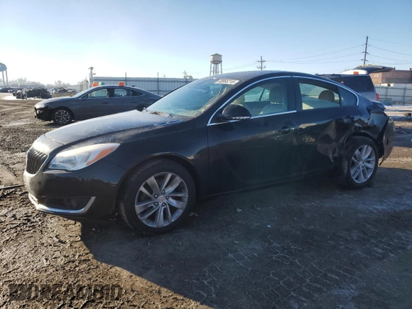 2016 Buick Regal Premium II with VIN 2G4GT5GXXG9136086, listed as a Copart auction lot 88965215 with 106,238 mi miles and Salvage Title. Bid and sale history available at carsss.com. Image 1.