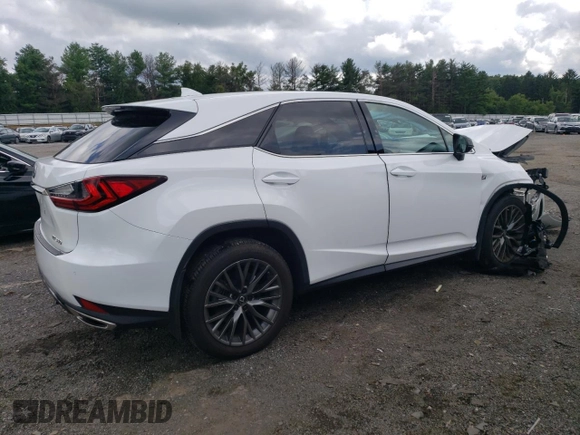 2020 Lexus RX with VIN 2T2SZMDA5LC240255, listed as a Copart auction lot 66513494 with 24,418 mi miles and Salvage Title. Bid and sale history available at carsss.com. Image 3.