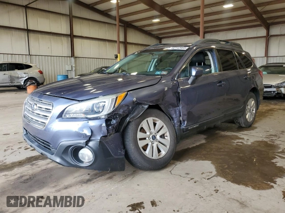 2015 Subaru Outback Premium z VIN 4S4BSACC5F3215634, wystawiony jako Copart lot #60142955 z przebiegiem 95 323 mil mil oraz Szkoda całkowita • Salvage title. Historia ofert i sprzedaży dostępna na DreamBid. Obrazek 1.