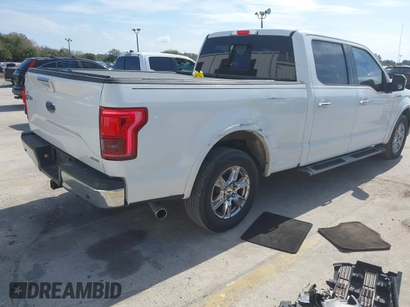2015 Ford F-150 XL with VIN 1FTEW1CF7FKE07756, listed as a IAAI auction lot 41463829 with 254,833 mi miles. Bid and sale history available at carsss.com. Image 4.