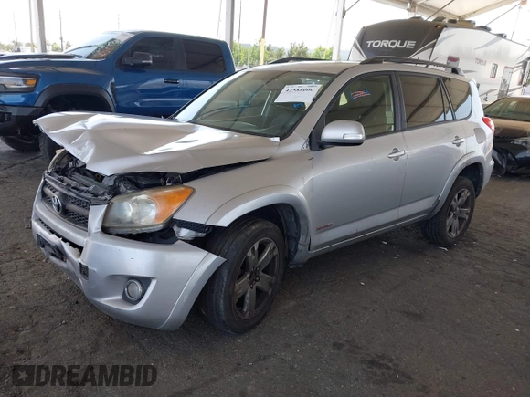2012 Toyota RAV4 Sport with VIN JTMWF4DV2C5046734, listed as a IAAI auction lot 42588606 with Not provided miles and . Bid and sale history available at DreamBid. Image 2.