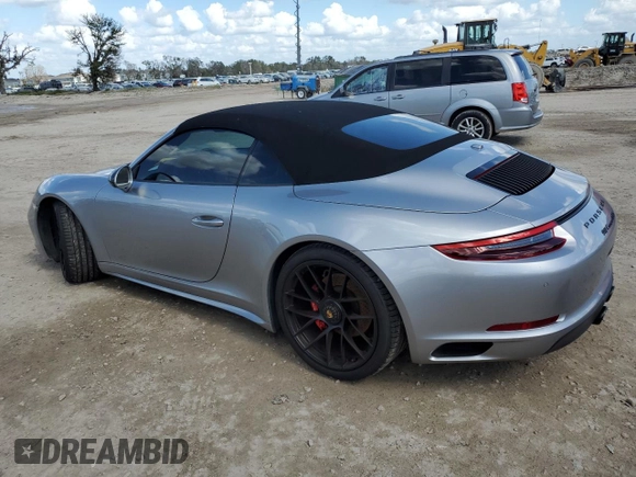 2017 Porsche 911 Carrera S with VIN WP0CB2A90HS156202, listed as a Copart auction lot 78939494 with 35,871 mi miles and Non Repairable. Bid and sale history available at carsss.com. Image 2.
