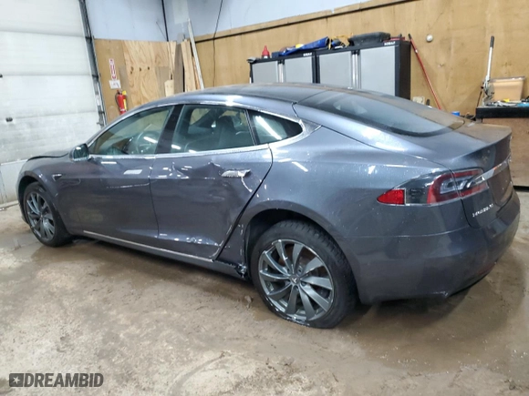 2018 Tesla Model S 75D with VIN 5YJSA1E2XJF245204, listed as a Copart auction lot 48069455 with 63281 miles and Clean Title. Bid and sale history available at carsss.com. Image 2.