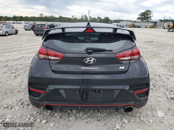 2019 Hyundai Veloster N with VIN KMHT36AH9KU003191, listed as a Copart auction lot 73711204 with 49,528 mi miles and Salvage Title. Bid and sale history available at carsss.com. Image 6.