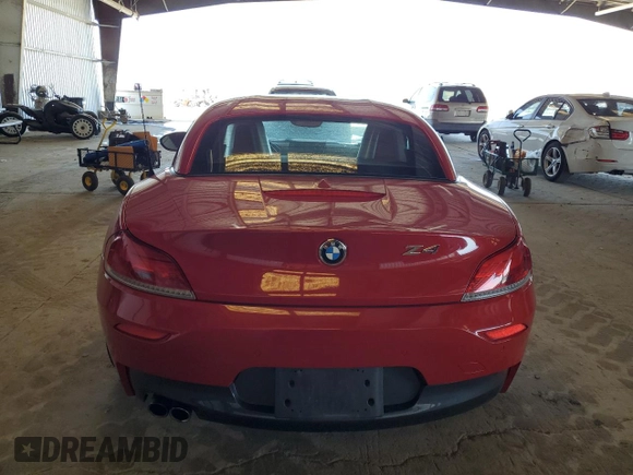 2012 BMW Z4 sDrive28i with VIN WBALL5C53CJ103546, listed as a Copart auction lot 62363535 with 60,626 mi miles and Clean title. Bid and sale history available at DreamBid. Image 6.