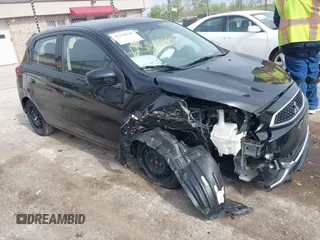 2019 Mitsubishi Mirage ES z VIN ML32A3HJ6KH015050, wystawiony jako IAAI lot #42356249 z przebiegiem 54 075 mil mil oraz . Historia ofert i sprzedaży dostępna na DreamBid. Obrazek 1.