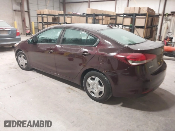 2017 Kia Forte LX with VIN 3KPFK4A78HE061493, listed as a IAAI auction lot 41580452 with 172,908 mi miles and . Bid and sale history available at carsss.com. Image 3.