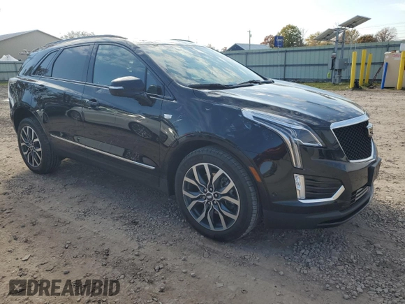 2021 Cadillac XT5 AWD Sport with VIN 1GYKNHRS3MZ103180, listed as a Copart auction lot 77166714 with 17,659 mi miles and Salvage title. Bid and sale history available at DreamBid. Image 4.