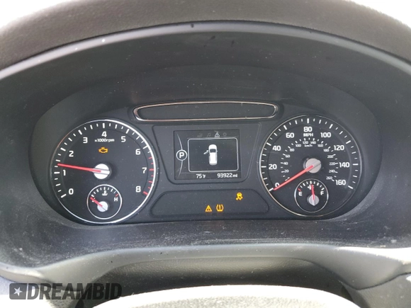 2016 Kia Sorento EX with VIN 5XYPH4A55GG001934, listed as a Copart auction lot 50178695 with 93,922 mi miles and Salvage Title. Bid and sale history available at DreamBid. Image 9.