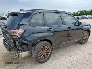 2025 Subaru Forester Special Sports with VIN JF2SLDHC4SH495220, listed as a Copart auction lot 63847225 with 1,417 mi miles and Salvage title. Bid and sale history available at DreamBid. Image 3.