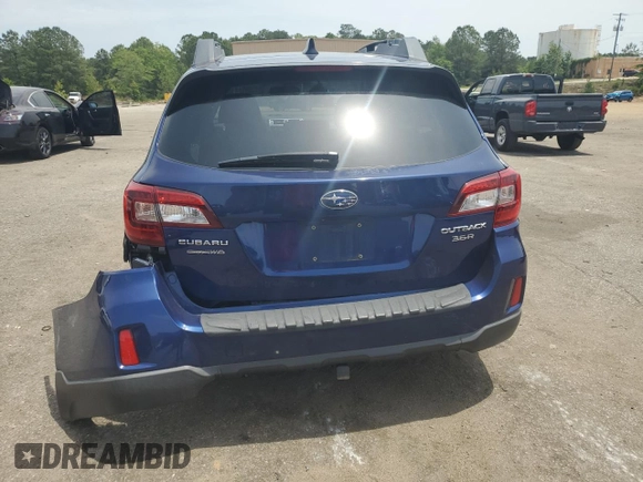 2016 Subaru Outback Limited with VIN 4S4BSENCXG3200780, listed as a Copart auction lot 57398595 with 118,045 mi miles and Salvage title. Bid and sale history available at DreamBid. Image 6.