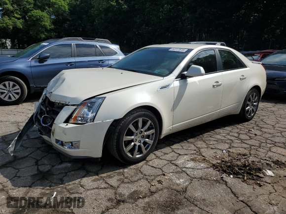 2008 Cadillac CTS RWD z VIN 1G6DJ577680208249, wystawiony jako Copart lot #56117615 z przebiegiem Nie podano mil oraz Szkoda całkowita • Salvage title. Historia ofert i sprzedaży dostępna na DreamBid. Obrazek 1.