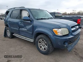 2006 Toyota Sequoia SR5 with VIN 5TDBT44A46S272938, listed as a IAAI auction lot 40974081 with 250,478 mi miles and . Bid and sale history available at DreamBid. Image 1.