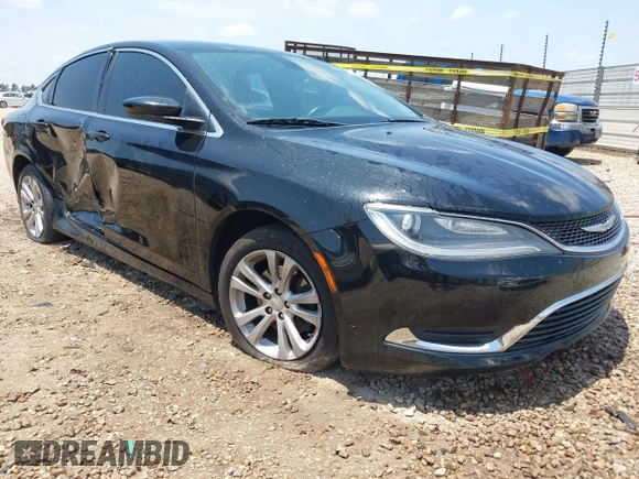 2015 Chrysler 200 Limited with VIN 1C3CCCAB1FN670341, listed as a IAAI auction lot 42217527 with 214,100 mi miles and . Bid and sale history available at DreamBid. Image 1.