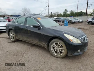 2011 Infiniti G25 x z VIN JN1DV6AR0BM651968, wystawiony jako Copart lot #53128955 z przebiegiem Nie podano mil oraz Szkoda całkowita • Salvage title. Historia ofert i sprzedaży dostępna na DreamBid. Obrazek 4.
