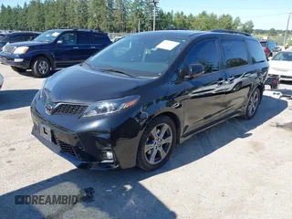 2020 Toyota Sienna SE with VIN 5TDXZ3DC9LS043621, listed as a IAAI auction lot 42670891 with 56,734 mi miles and . Bid and sale history available at DreamBid. Image 19.